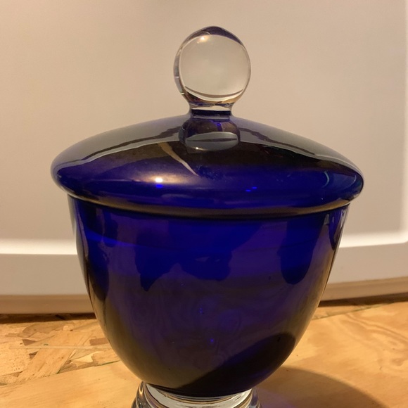 Vintage Cobalt Blue Glassware - Picture 12 of 14